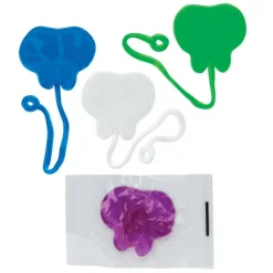 Dental Themed Prizes | Individually Wrapped Toys<SmileMakers Tooth Shaped Sticky Toys - Sticky Toys from