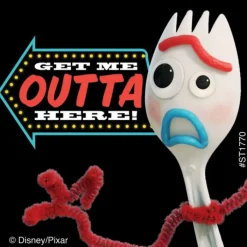 Disney Stickers | Character Stickers<SmileMakers Toy Story 4 Forky Stickers - Stickers from