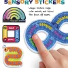 Fidget & Distraction Toys | Fidget & Distraction<SmileMakers Tracing Textured Sensory Shapes - Stickers for