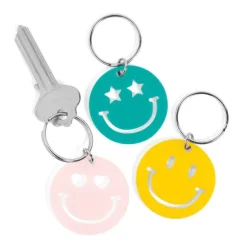 Toys | Toys & Prizes<SmileMakers Trendy Smile Face Backpack Pulls - Backpack Pulls from