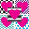 Valentine's Day | Other Fun Stickers<SmileMakers Valentine's Patterned Hearts Stickers - Stickers from