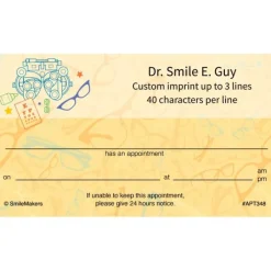 Appointment Cards<SmileMakers Vision Tools Appointment Cards - Appointment Cards from