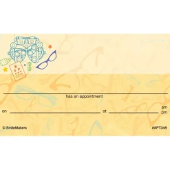 Appointment Cards<SmileMakers Vision Tools Appointment Cards - Appointment Cards from