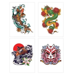 Toys | Toys & Prizes<SmileMakers Wabori Japanese Temporary Tattoos - Temporary Tattoos from