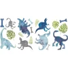 Wall Decals<SmileMakers Watercolor Dinosaur Wall Decals - Office Décor from