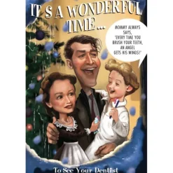 Christmas<SmileMakers Wonderful Time Greeting Cards – Dental Greeting Cards -