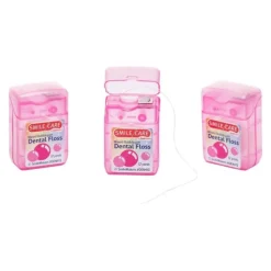 Dental Practice Essentials<SmileCare 12 Yards ™ Waxed Bubblegum Floss - Floss from SmileMakers